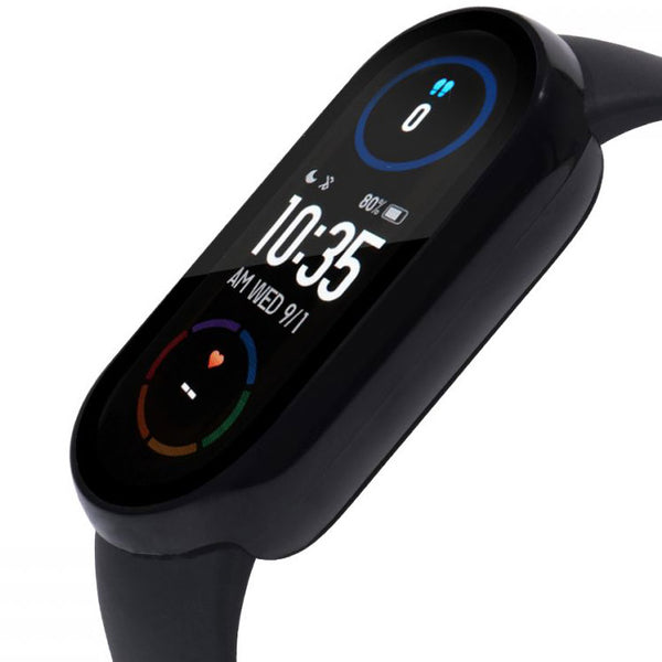 Schutzhülle + Glas Tech Protect 360Defense Xiaomi Mi Band 6 NFC /6/5/4/3, schwarz