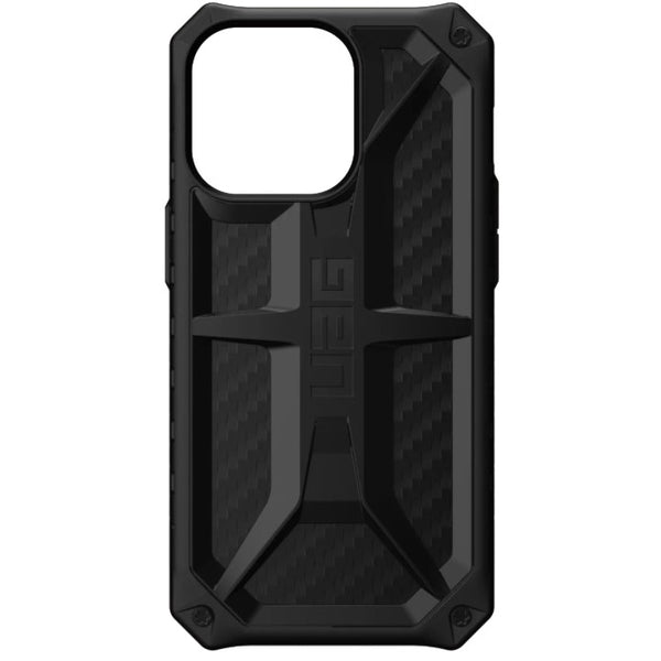 Schutzhülle Urban Armor Gear Monarch, iPhone 13 Pro, schwarze Kohlefaser