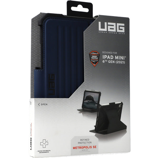 Schutzhülle Urban Armor Gear UAG Metropolis SE iPad Mini 6 2021, dunkelblau