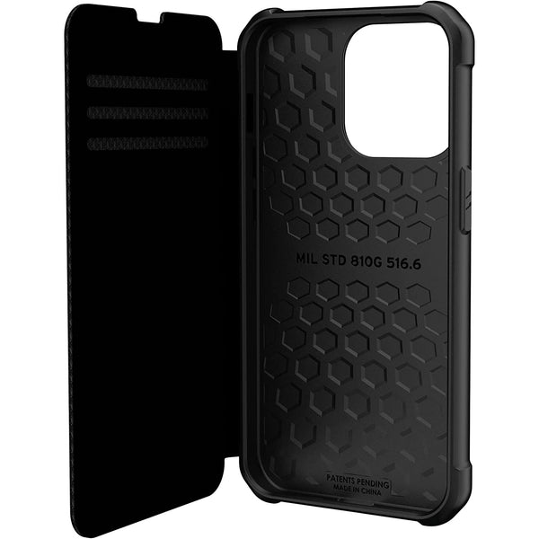 Hülle mit klappe UAG Urban Armor Gear Metropolis Kevlar iPhone 13 Pro, schwarz