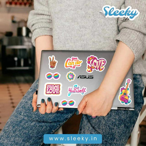 Laptop decals by Sleeky India