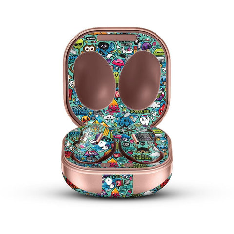 Samsung Galaxy Buds live Skins By Sleeky India