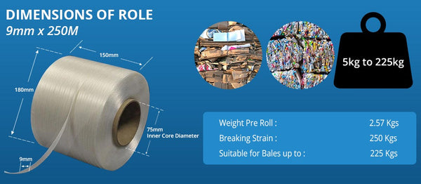 baling tape guide 9mm