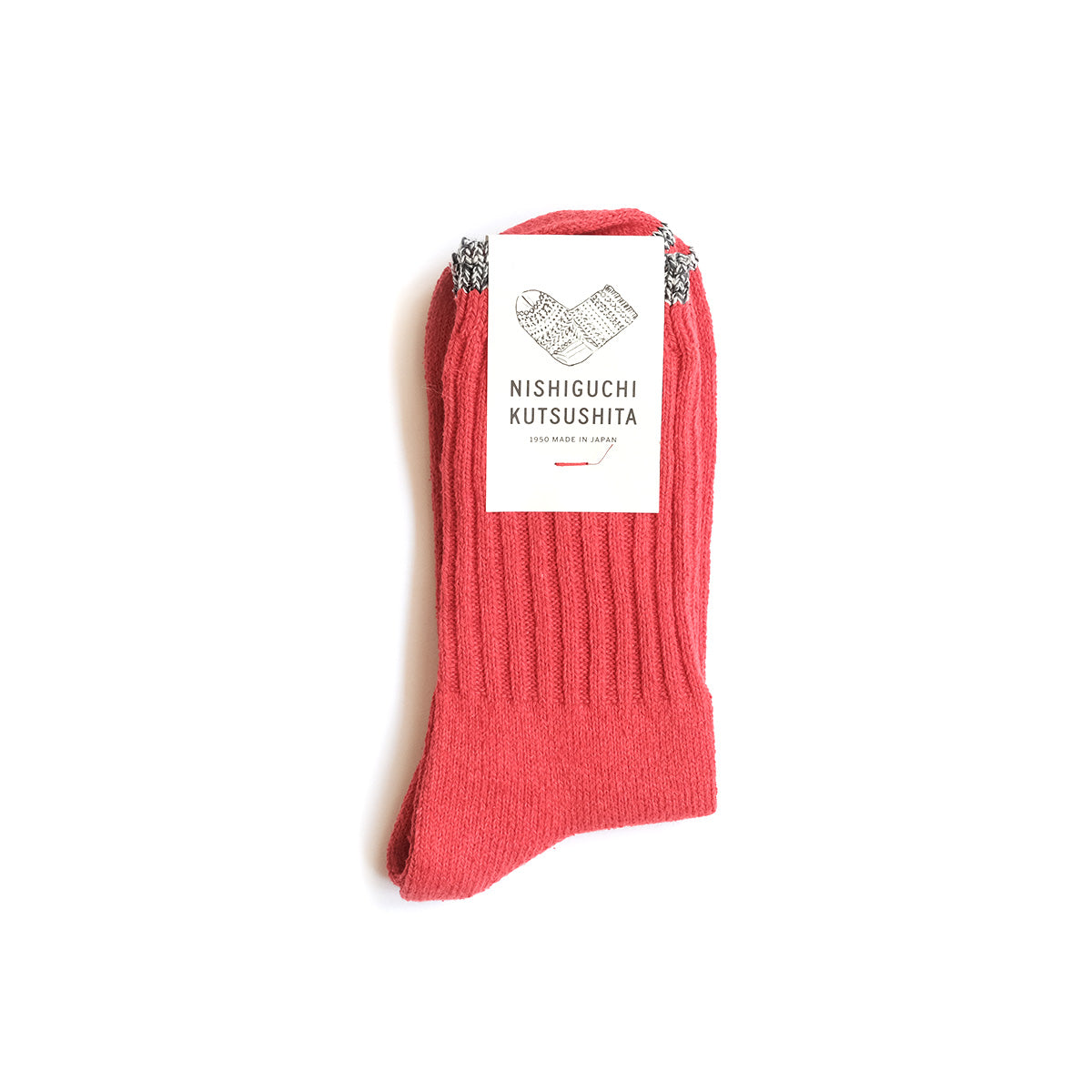 Silk Cotton Socks - Red