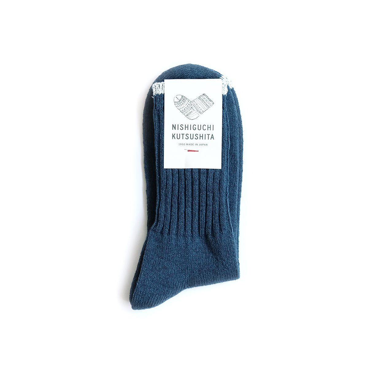 Silk Cotton Socks - Deep Blue