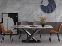 ALPHA Sintered Stone Luxury Dining Table Set
