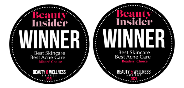 SkinB5 won 2 global top beauty awards Best Skincare, Best Acne Care 2021, Beauty Insider Singapore