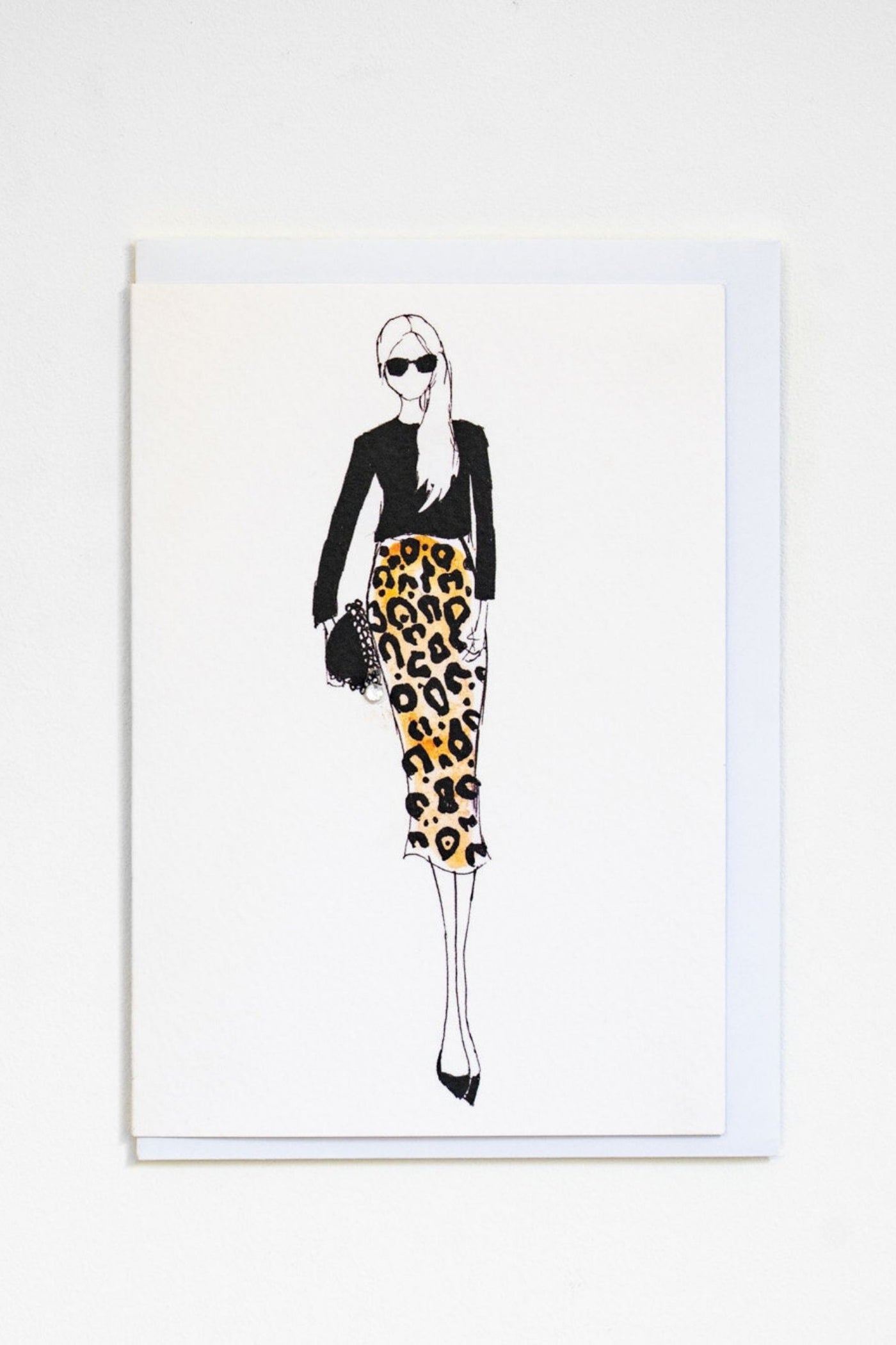 Proud London 'Leopard Print Skirt' Card - Jezabel Boutique