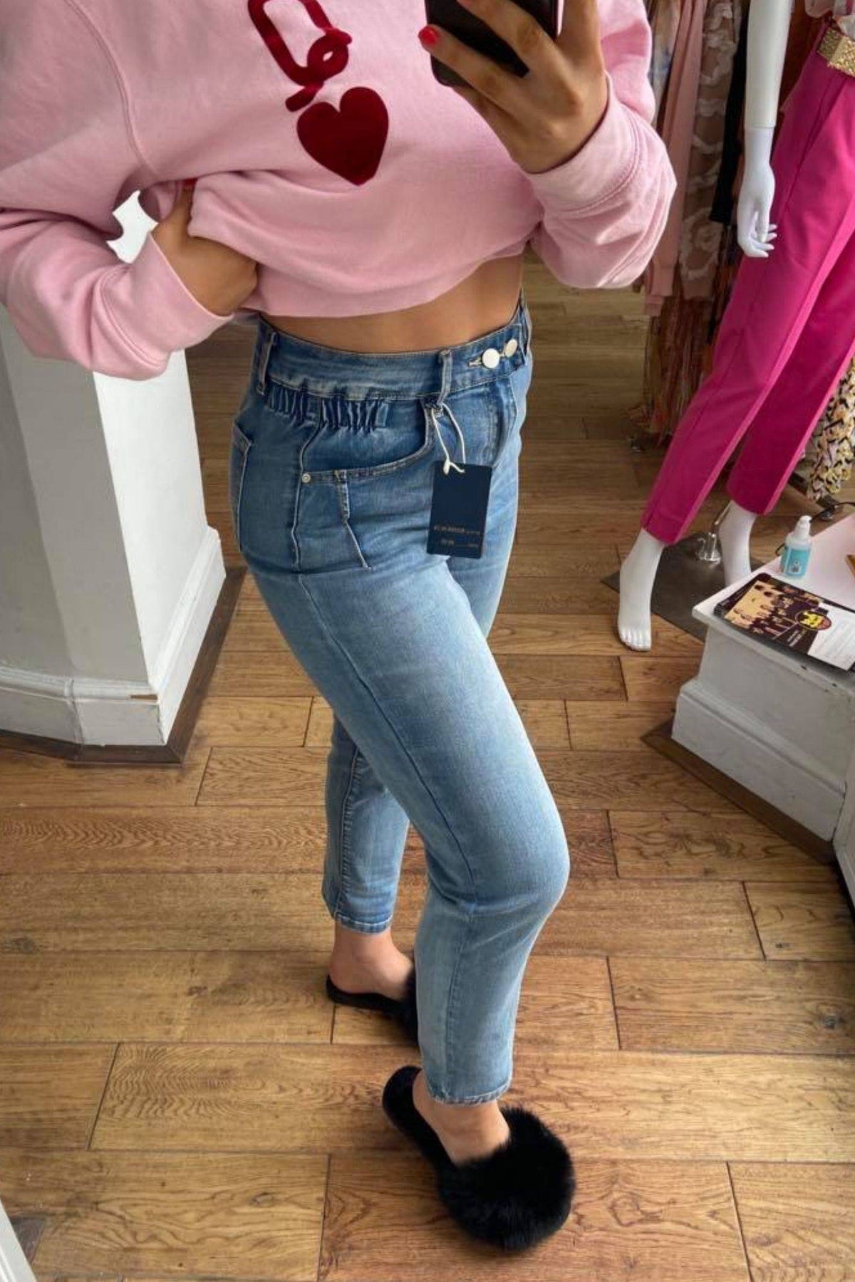 mangel forklædning Absay Zac And Zoe Mom Jeans | Jezabel Boutique
