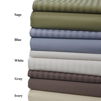 Good Weight 100% Cotton Sateen Sheet Set - Deep Pockets (16 inches)