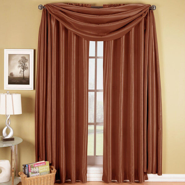 Rod Pocket Curtains Panels Soho Faux Silk