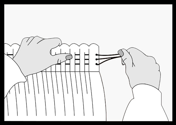 How to hang pencil pleat curtains