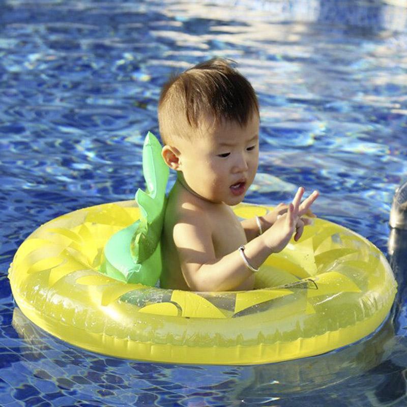 Inflatable Pineapple Baby Float