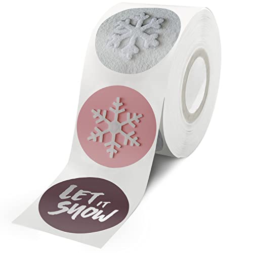 Winter Snowflake Stickers – Easykart Labels