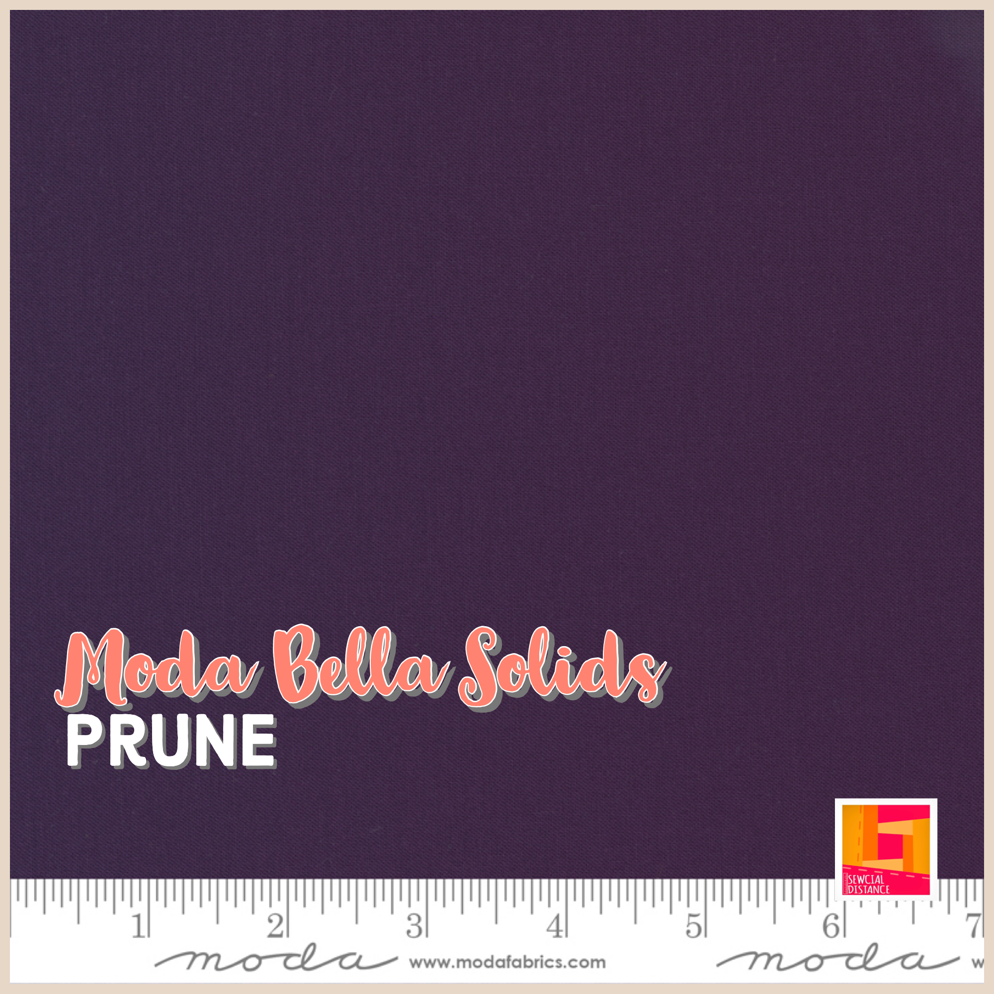 Moda Fabrics-Bella Solids-Prune
