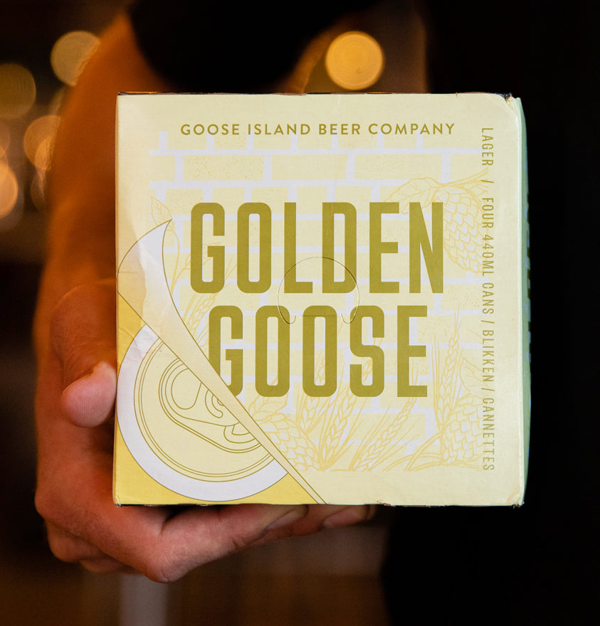 x Goose Golden Goose Lager | Malty. Crisp. Balanced.