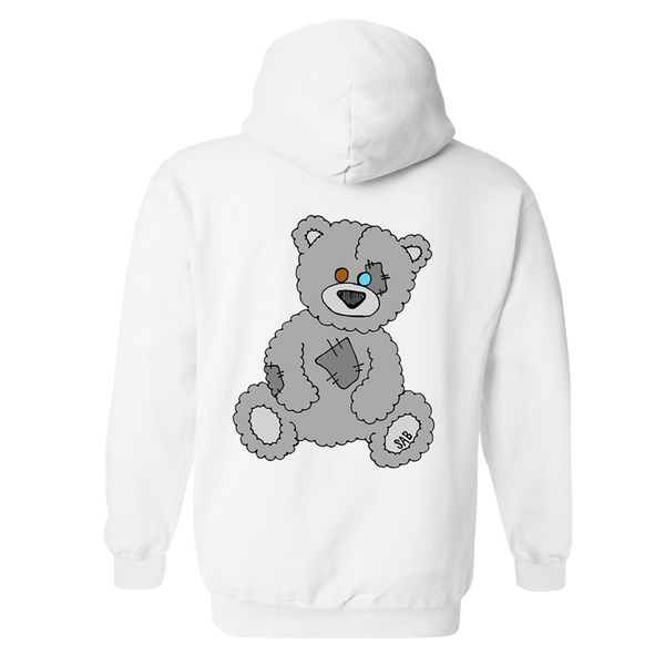 STITCHED BEAR WHITE PULLOVER HOODIE (WITH SIGNED NOTE CARD) | Sabrina ...