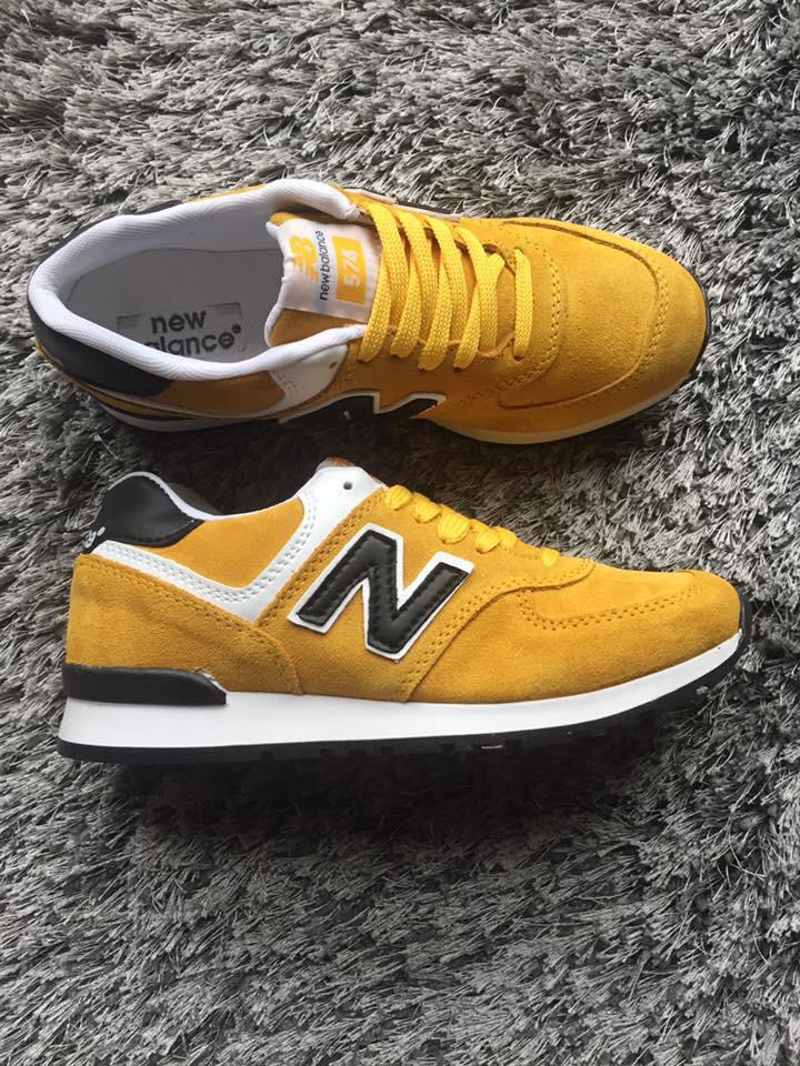 new balance 574 amarelo