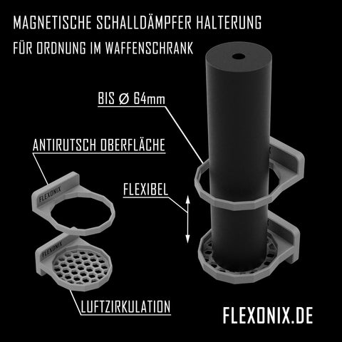 Flexonix Schalldämpferhalter magnetisch