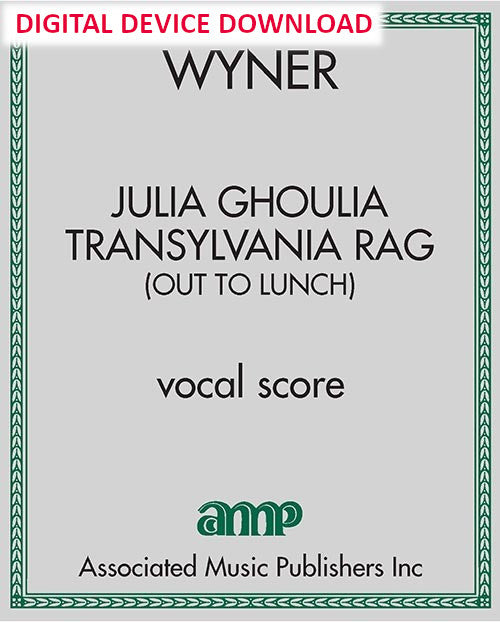 Julia Ghoulia Transylvania Rag (Out to Lunch) (from "Family Vaudeville Songs") - Digital (Not Printable)