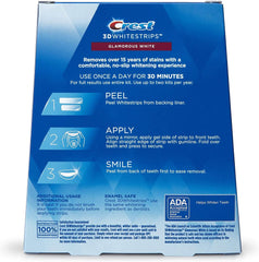 crest 3d whitening strips glamorous white level 8