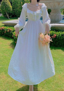 Cottagecorethings - Papillon white butterfly fairy dress ...
