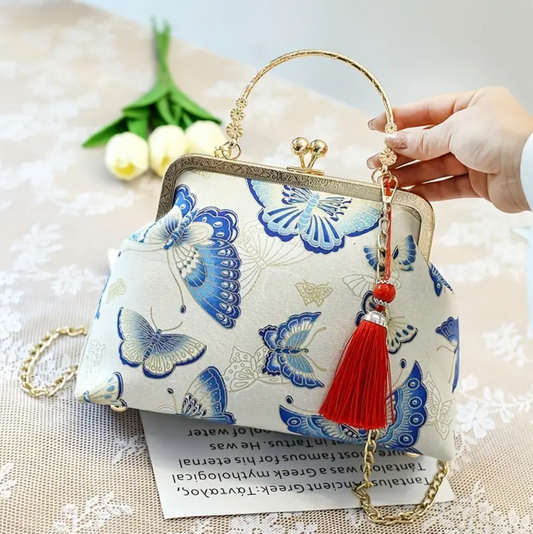 Waves Kiss-Lock Bag – PurseFind