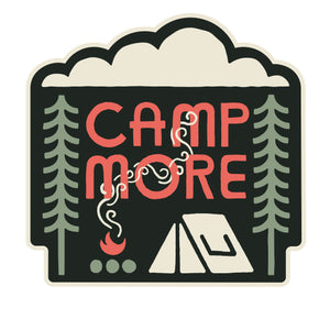 Camping Sticker - Santa Fe Trail Outfitters