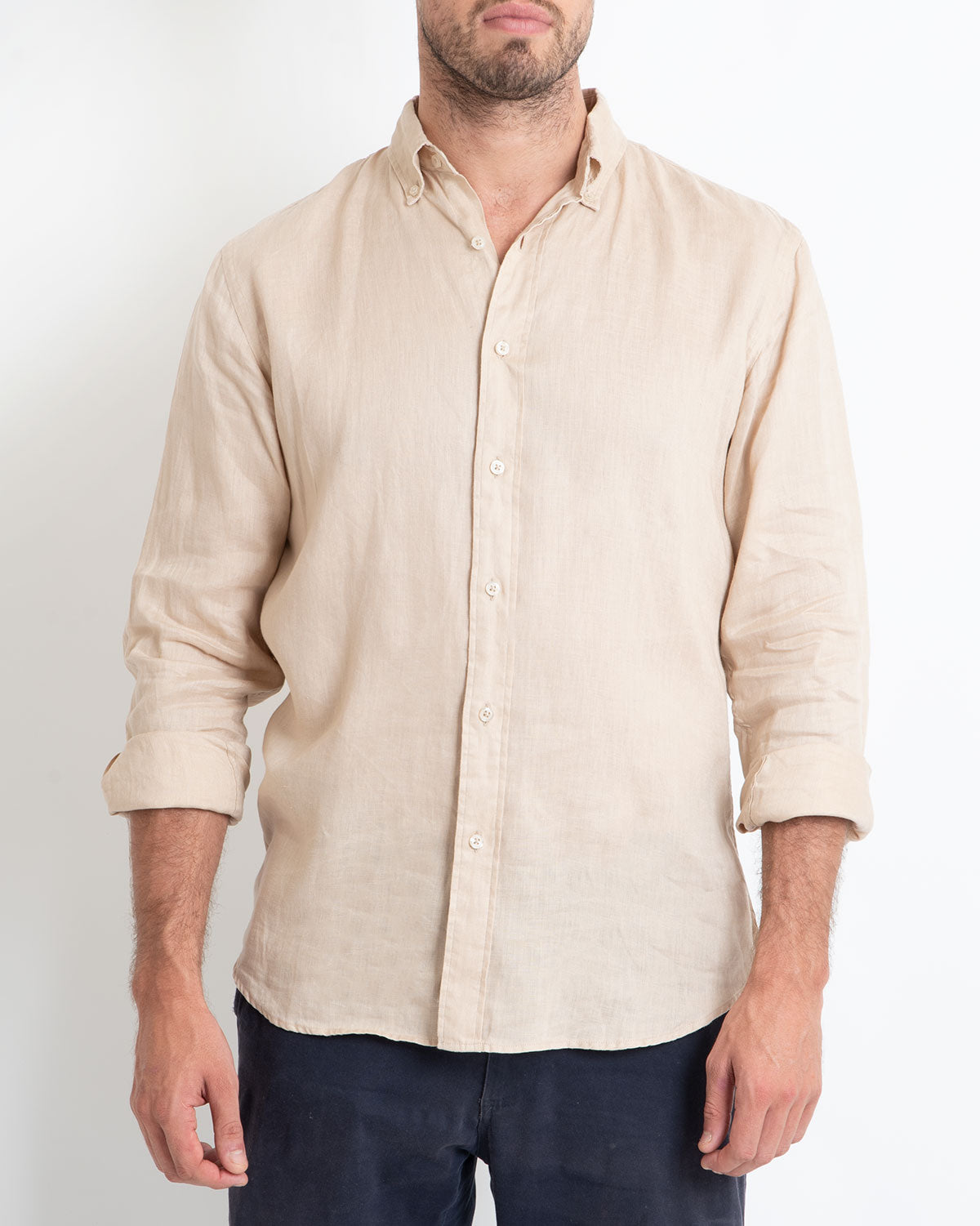 DESTii Sandy Long Sleeve Linen Shirt – Destii