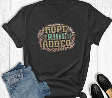 Rope Ride Rodeo Graphic Tee