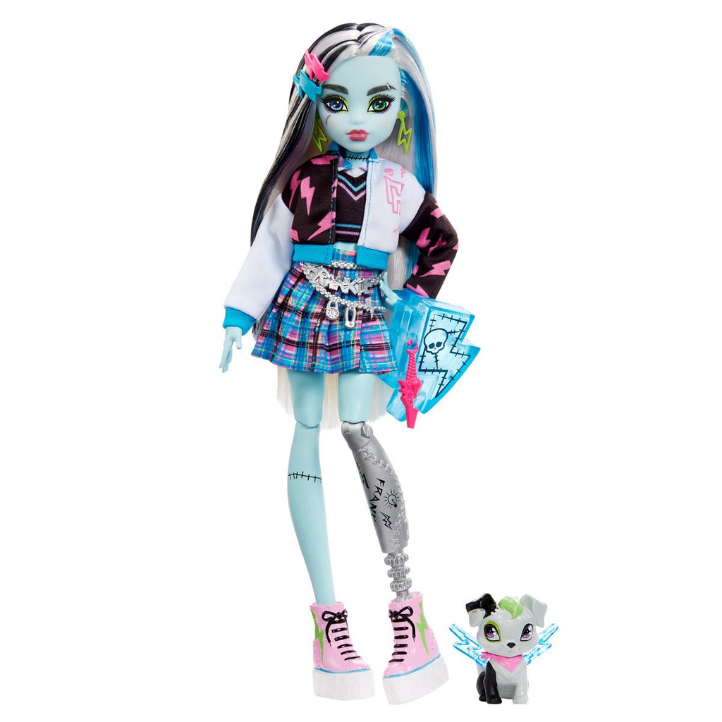 Monster High Clawdeen Wolf Reproduction Doll, Pet Kitty Cat & Stand New  Original