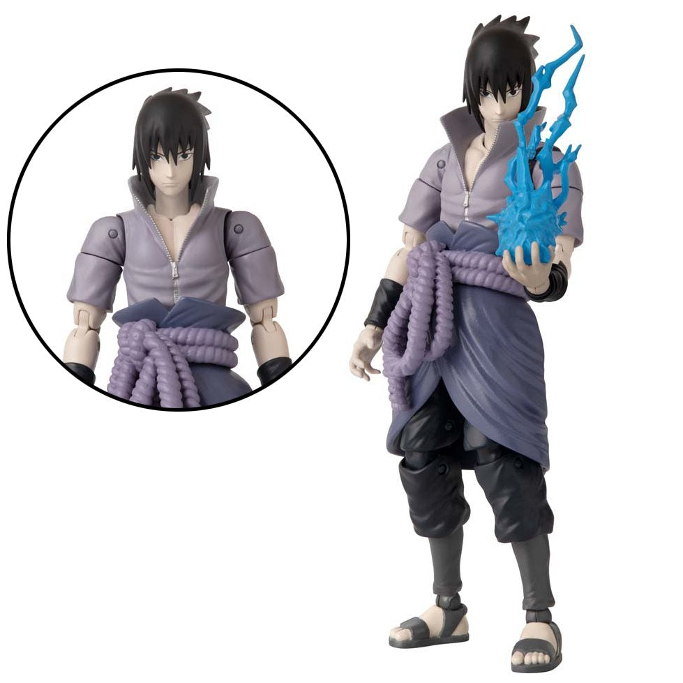  Bandai Anime Heroes - Naruto Shippuden - Anime Heroes Kakashi  17 cm - Kakashi Hatake Fourth Great Ninja War - 36963, Multi-Colour : Toys  & Games