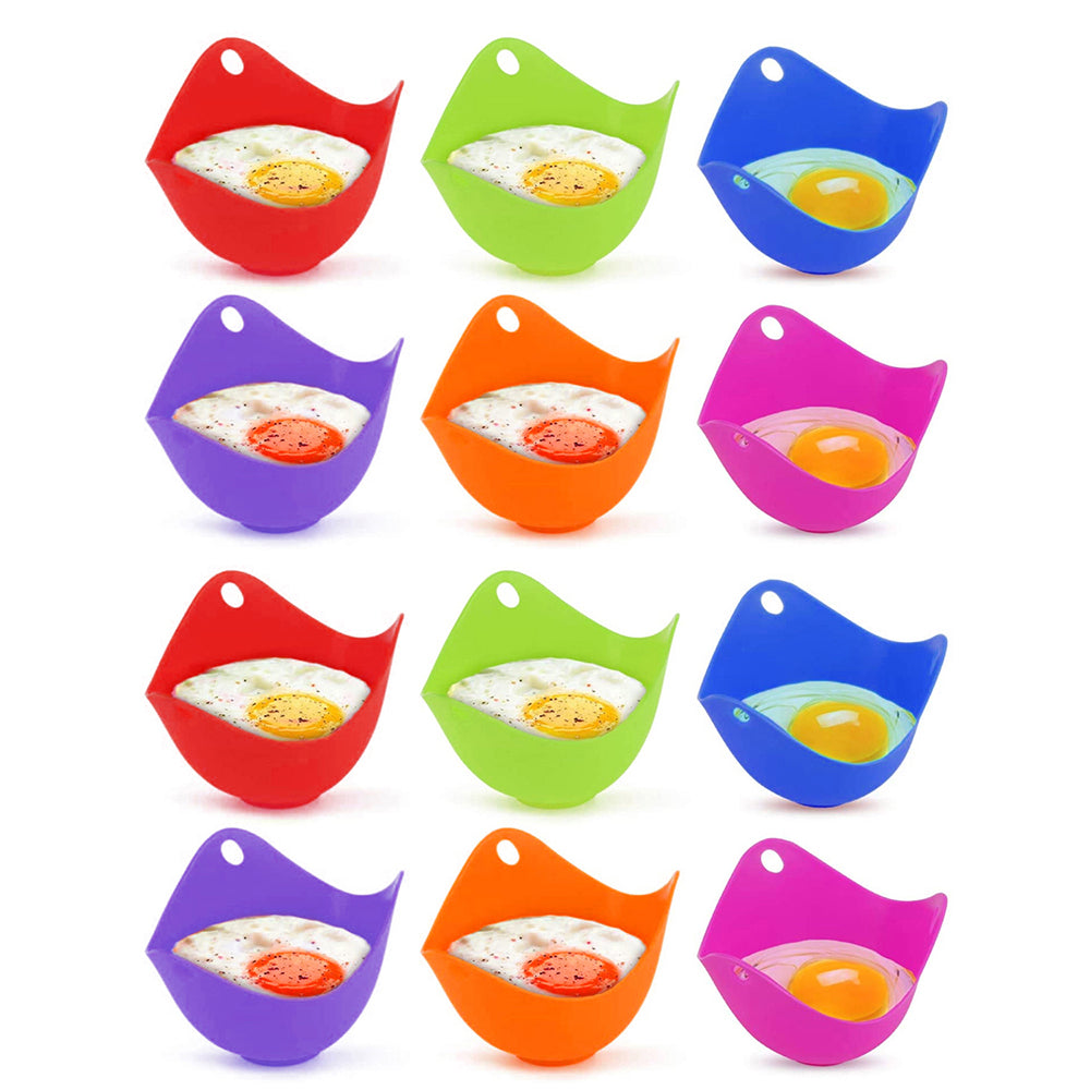 Silicone Egg Poaching Cups (Set of 12)