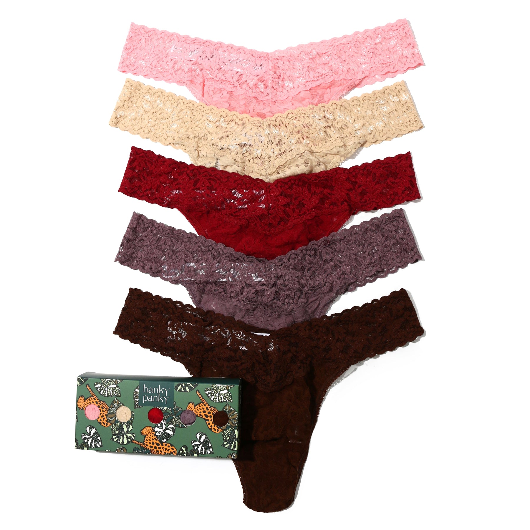  hanky panky Women's 3 Pack Neutrals Low Rise Thongs, Neutral,  Tan, One Size : Clothing, Shoes & Jewelry