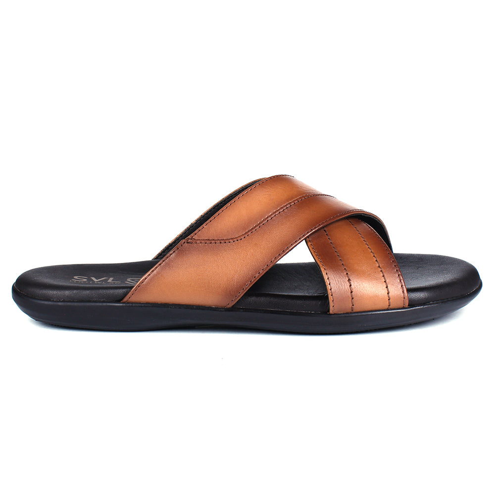 Manøvre minimal linse SVL Men´s Black Leather Sandals – SVL Footwear