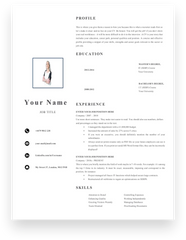 1 Page Store Assistant CV