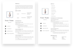 2 Page Store Assistant CV