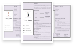 3 Page Store Assistant CV Template
