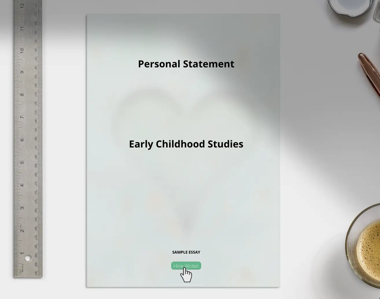 personal statement for childhood studies