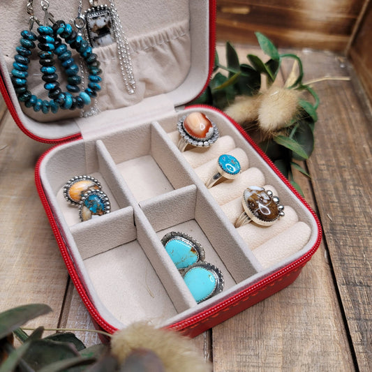 Travel Series - The Santa Fe Zippered Jewelry Case