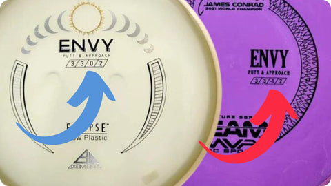 same disc with different flight numbers