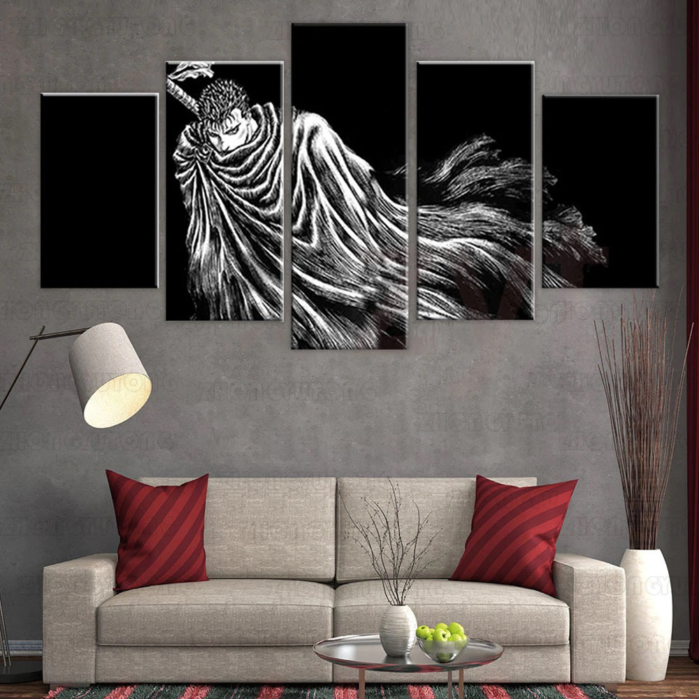 Berserk Guts Wall Art Canvas