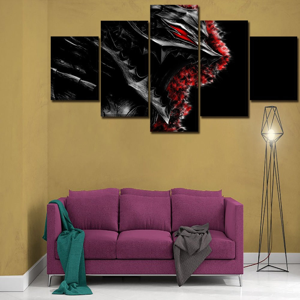 Berserk Warrior Wall Canvas