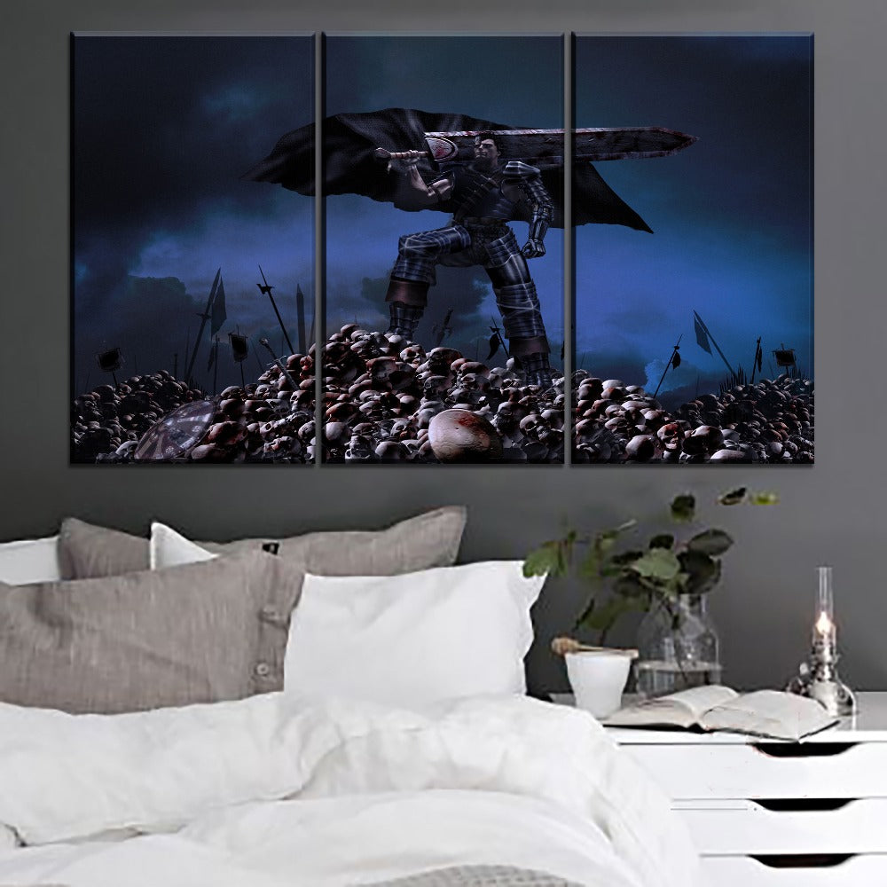 Berserk Warrior Wall Canvas 2