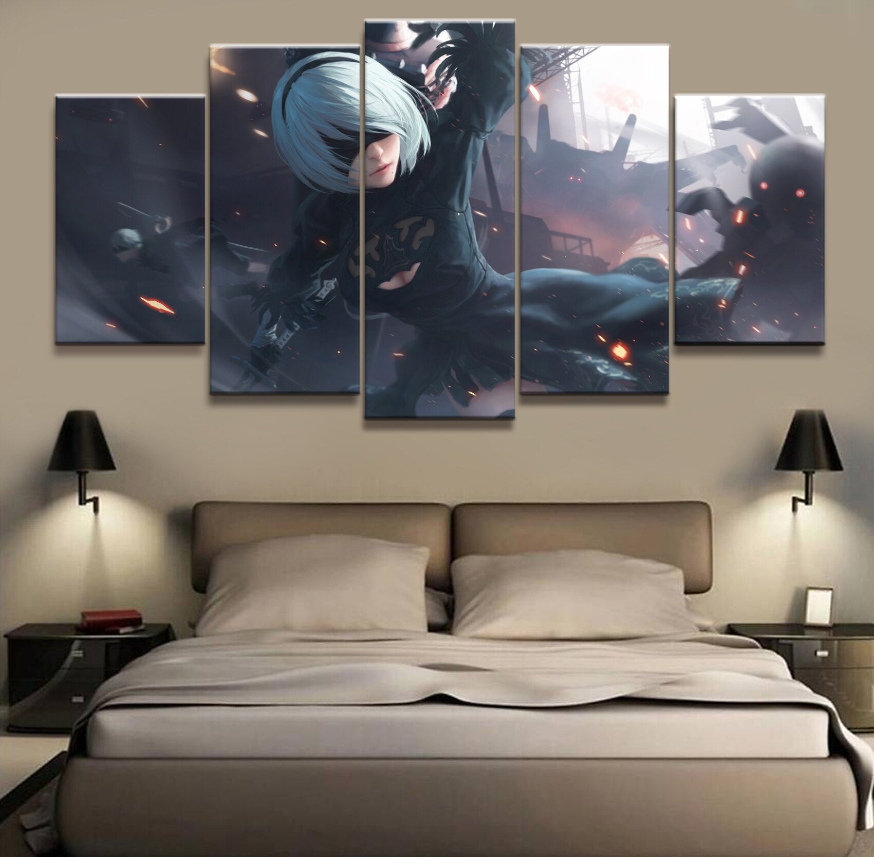 NieR Automata 2B Wall Canvas 1