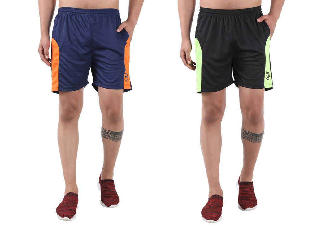 Black Plain Polyester Mens Sports Shorts at Rs 270/piece in Howrah