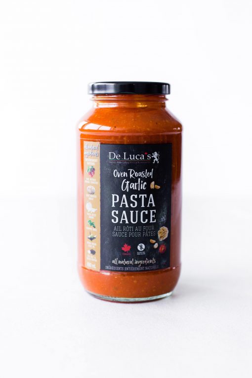 De Luca's Oven Roasted Garlic Pasta Sauce 680ml – Carman Florists