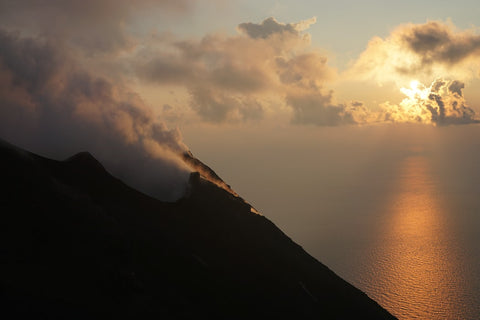 sentieri di trekking sul vulcano di Stromboli