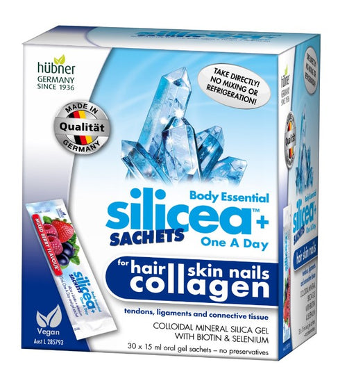 Hubner Original Silicea Gel 17 fl oz / 500 ml for Hair, Skin, Nails, and  Connective Tissue, Pure Colloidal Silica Gel Formula, No Additives or