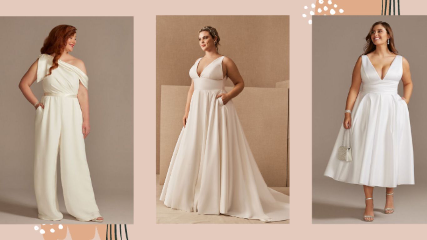 Wedding Wear Plus Size Suits - Designer Plus Size Dresses For